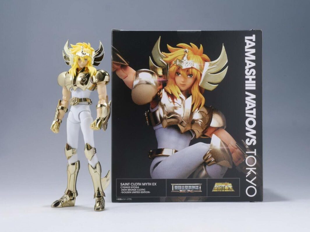 Saint Seiya Myth Cloth EX Cygnus Hyoga New Bronze Cloth - Golden Limited Edition
