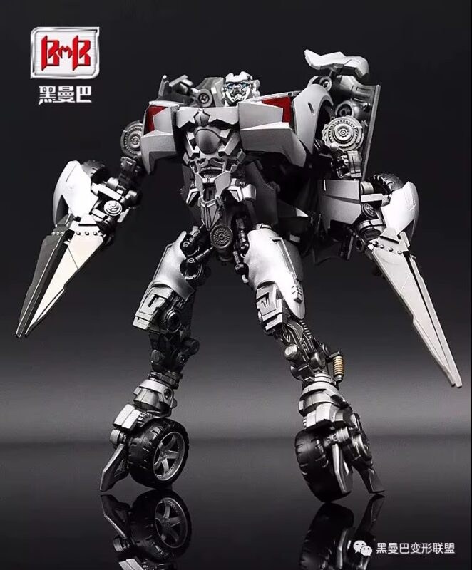 BMB Transformation Black Mamba MP12S KO oversized Version metal Diecast part LS08 Sideswipe action figure toy 2