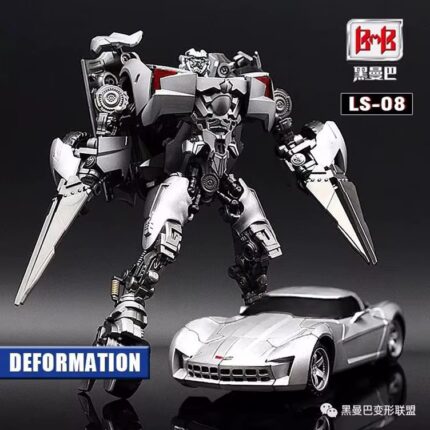 BMB Transformation Black Mamba MP12S KO oversized Version metal Diecast part LS08 Sideswipe action figure toy