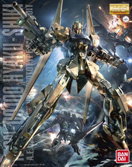 Bandai 1-100 MG GUNDAM MSN-00100 HYAKU-SHIKI Ver.2.0 Model Kit 2