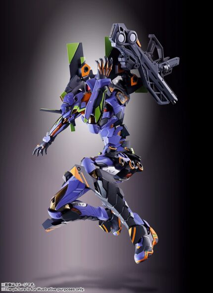 Bandai Tamashii Nations Metal Build Neon Genesis Evangelion Unit-01 Test Type Action Figure & 2020EVA 2
