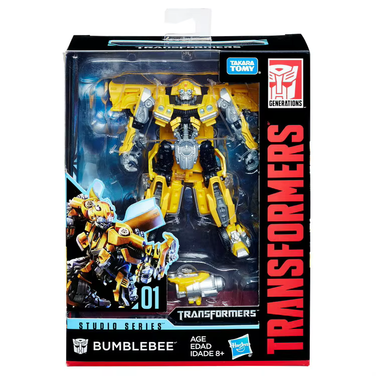 In Stock Transformers Studio Series SS-01 Deluxe Class Movie 1 Bumblebee Anime Figure Action Model Robot Toys Gift