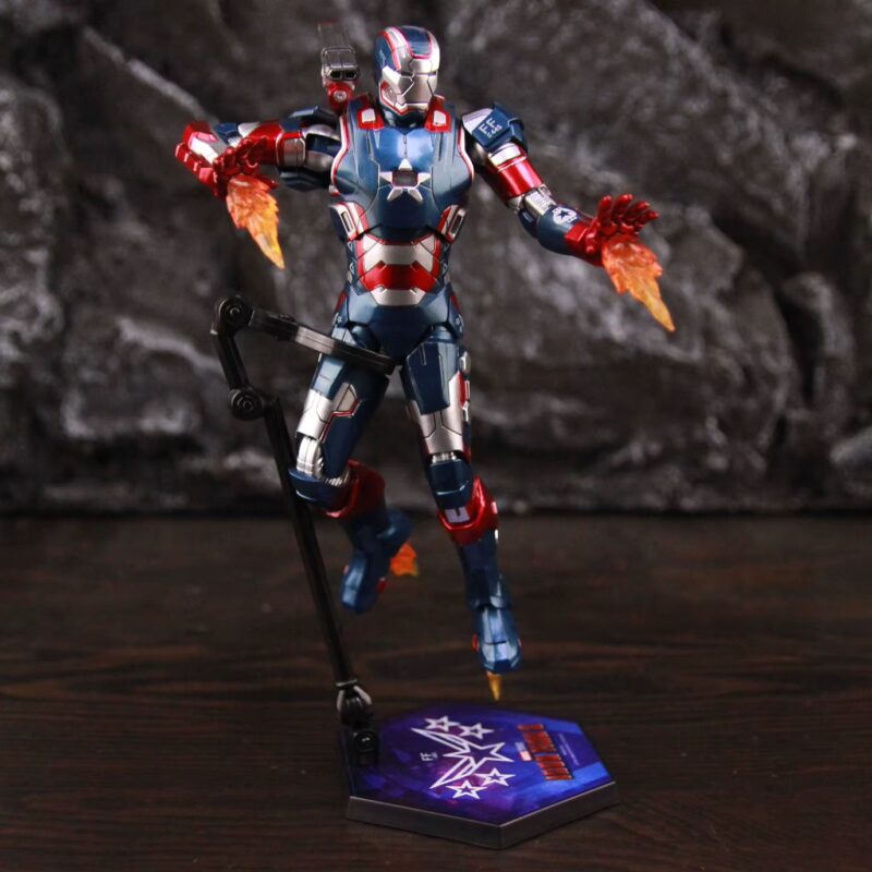 ZD Toys 1-10 Marvel Iron Man Iron Patriot Collectible Figure 3