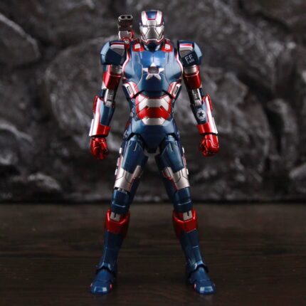 ZD Toys 1-10 Marvel Iron Man Iron Patriot Collectible Figure