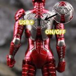 ZD Toys Marvel Iron Man 2 LED Light MK5 Mark V 7 Inch Movie Collectibles Action Figure 5