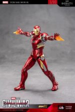 ZD Toys Marvel Iron Man MK46 Mark XLVI 46 7" 1/10 Action Figure Captain America: Civil War - Image 16
