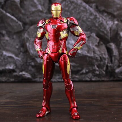 ZD Toys Marvel Iron Man MK46 Mark XLVI 46 7 Inch 1-10 Action Figure Captain America Civil War