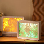 Genshin Impact Fan Art Paper Sculpture Lamp Passing of Judgment Hutao Klee Kamisato Ayaka Nahida Gift for Friends