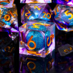 Beholder's Dragon Eye Quicksand Resin Dice COC TRPG Dice DND Cthulhu 6/20 Side Baldur's Gate Board Game - Image 36