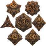Metal COC TRPG dice set Cthulhu DND Dragon and Dungeon D20 polyhedron table game dice - Image 21