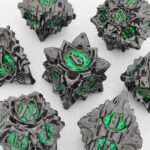 Metal COC TRPG dice set Cthulhu DND Dragon and Dungeon D20 polyhedron table game dice - Image 24