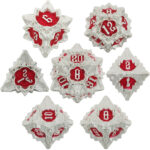 Metal COC TRPG dice set Cthulhu DND Dragon and Dungeon D20 polyhedron table game dice - Image 31