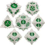Metal COC TRPG dice set Cthulhu DND Dragon and Dungeon D20 polyhedron table game dice - Image 30