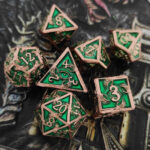 Metal COC TRPG dice set Cthulhu DND Dragon and Dungeon D20 polyhedron table game dice - Image 10