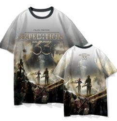 Clair Obscur: Expedition 33 game peripheral quick-drying short-sleeved T-shirt for male and female kid ice silk cool thin half-sleeve