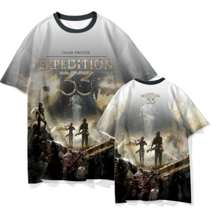 Clair Obscur: Expedition 33 game peripheral quick-drying short-sleeved T-shirt for male and female kid ice silk cool thin half-sleeve