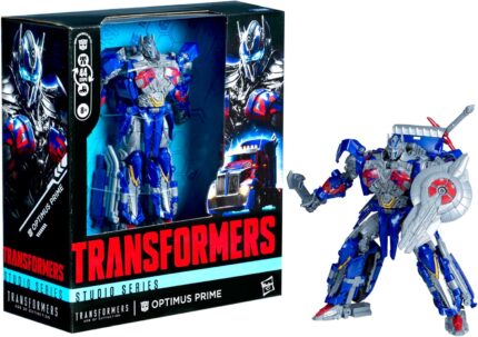 Transformers Toys Studio Series Leader Class Age of Extinction Optimus Prime, 8.5-inch Converting Action Figure, Ages 8+ 3