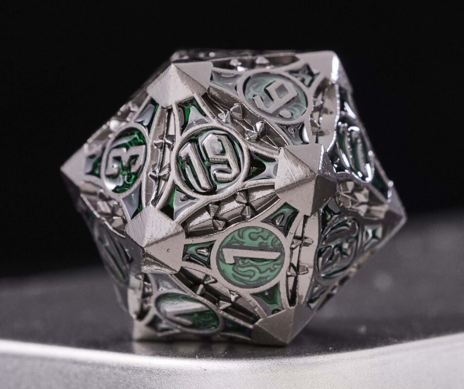 COC TRPG dice metal Baldur's Gate COC dice set multi-faceted Cthulhu DND dice buy 2