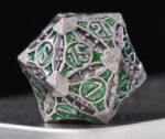 COC TRPG dice metal Baldur's Gate COC dice set multi-faceted Cthulhu DND dice for sale 2
