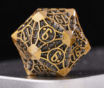 COC TRPG dice metal Baldur's Gate COC dice set multi-faceted Cthulhu DND dice high quality