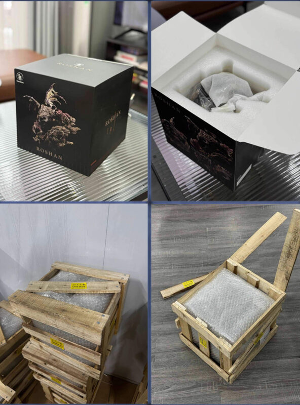 DOTA2 Roshan 1-7 Statue-level Action Figure REDOTA×STONESTUDIO joint model 6