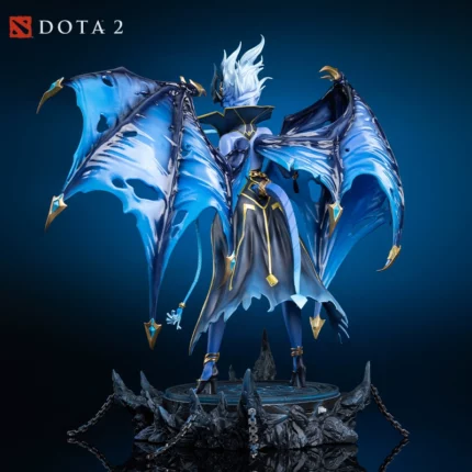 Dota 2 Queen of Pain Arcana 1-7 Statue Figure Luminous Base Limited Blue Edition 2