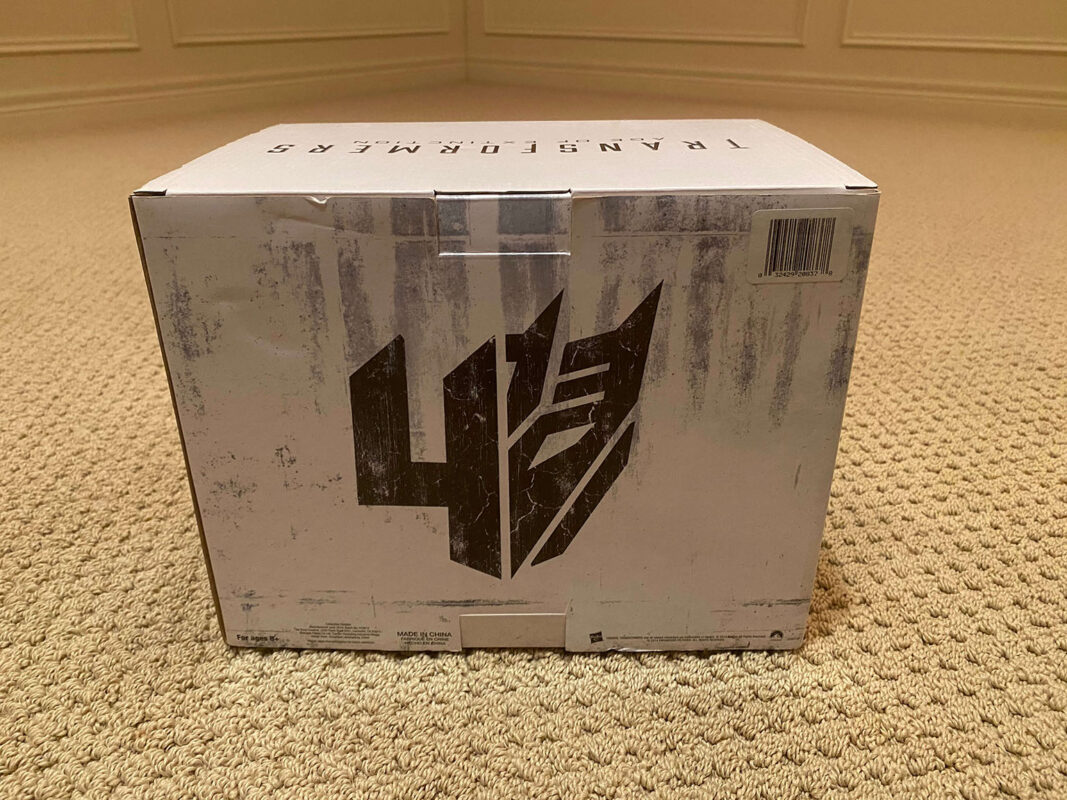 transformers age of extinction limited edition with grimlock and optimus statue