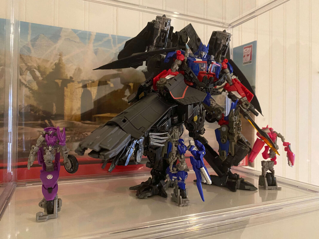 transformers optimus prime jetfire arcee set studio series bayverse