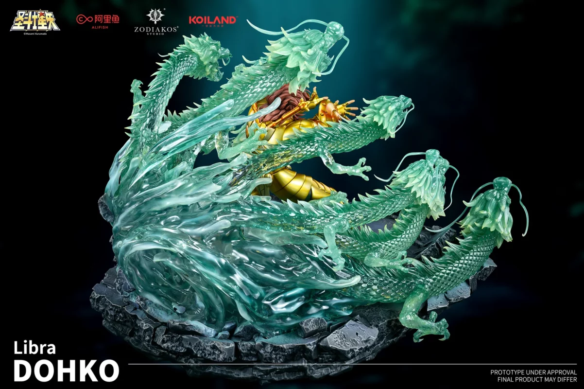 Saint Seiya - Libra Dohko (Transparent Dragons Version) 1-6 Scale Statue 3