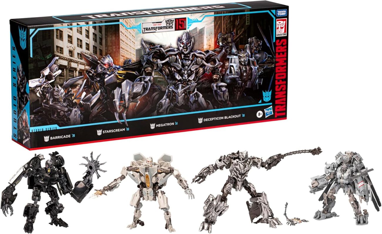 Transformers Studio Series Movie 1 15th Anniversary Decepticon Multipack, 4 Action Figures
