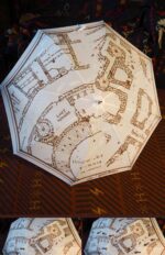 Harry Potter Marauder’s Map Color Changing Umbrella | Wizarding World Long Handle Umbrella - Image 5