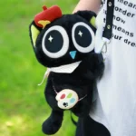 The Legend of Hei II Luo Xiaohei Plush Backpack | Cute Anime Plush Shoulder Bag - Image 4