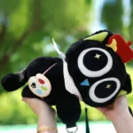 The Legend of Hei II Luo Xiaohei Plush Backpack | Cute Anime Plush Shoulder Bag - Image 3