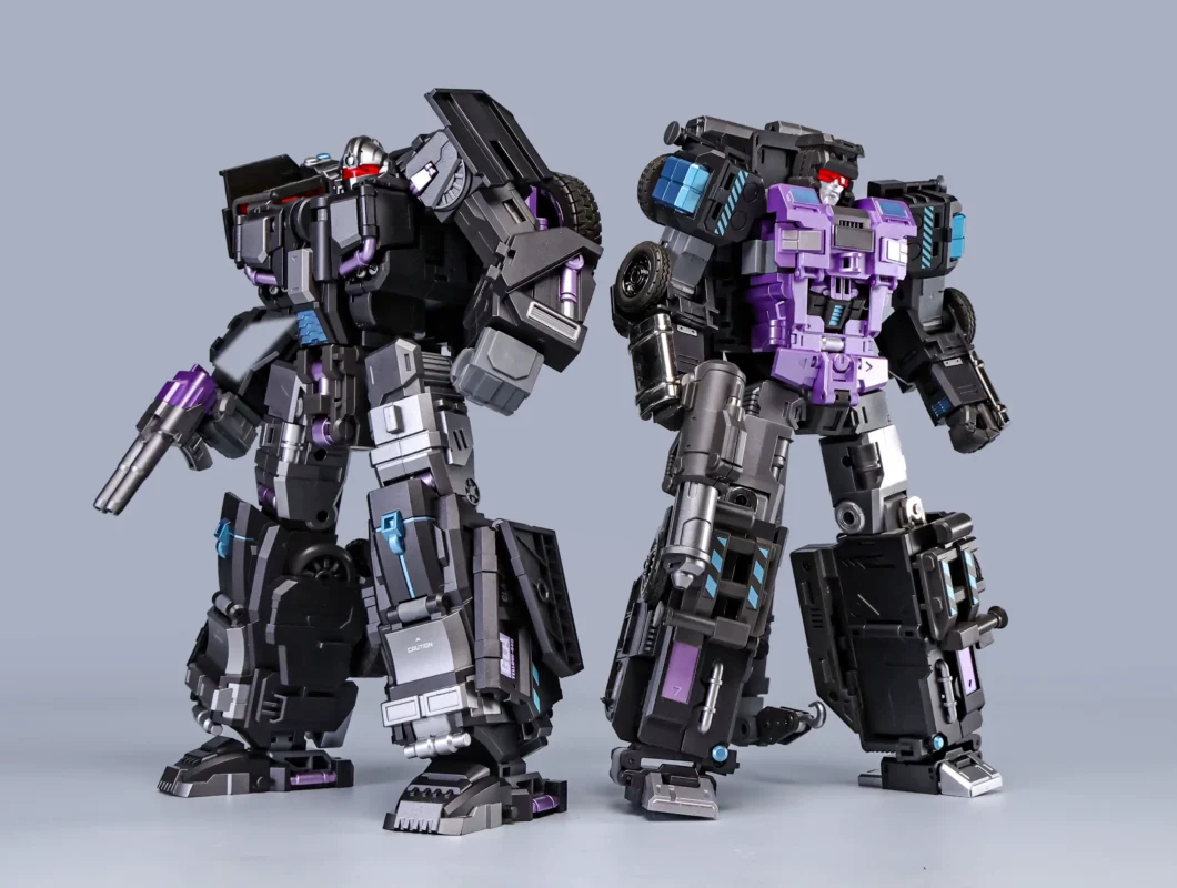 Mecha Invasion Giant Legion Devastator Set of 7 Black Edition 3